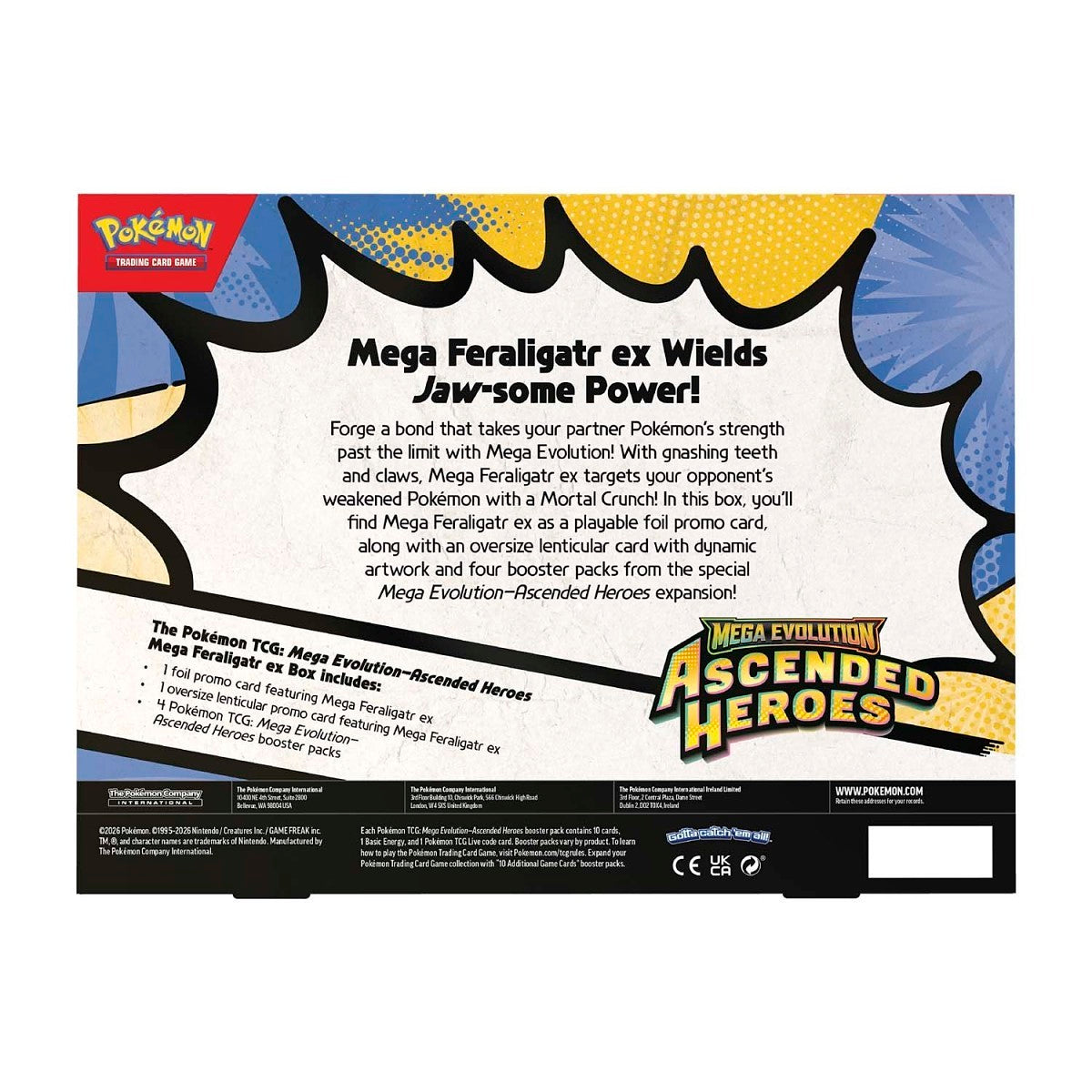 Ascended Heroes Mega Feraligatr ex Box - ENG