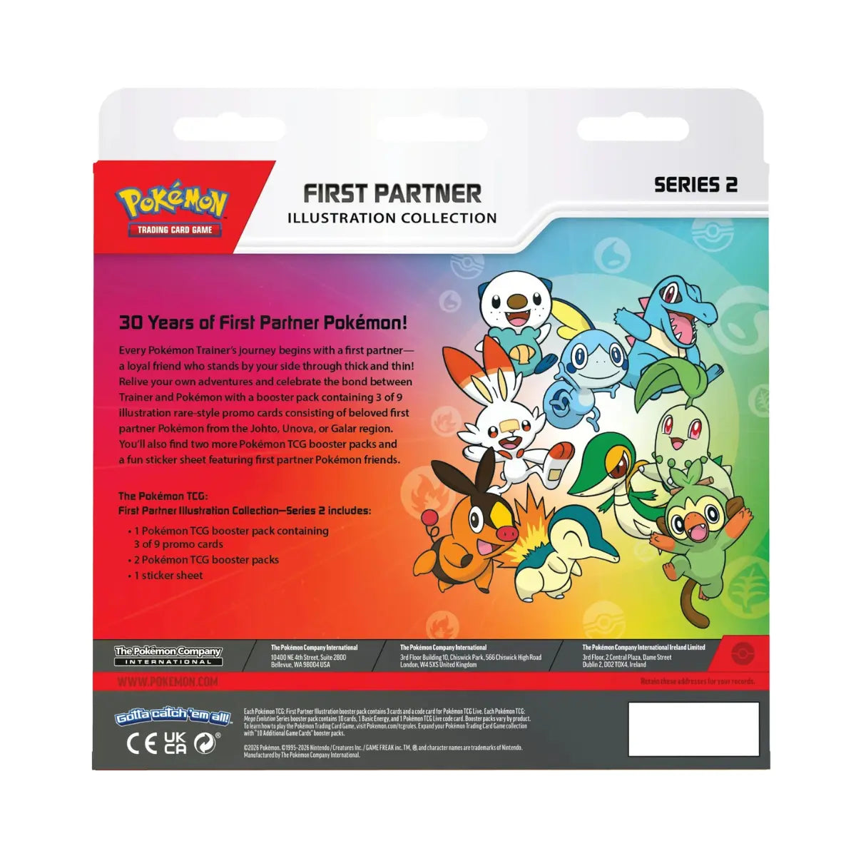 Pokémon First Partner Illustration Collections Series 2 -ENG