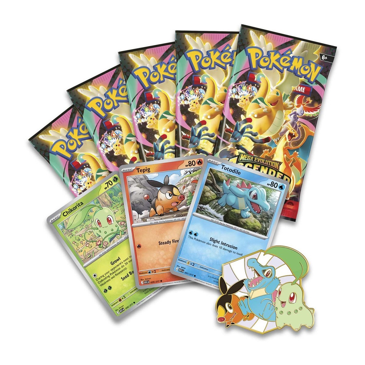Ascended Heroes First Partners Deluxe Pin Collection - ENG