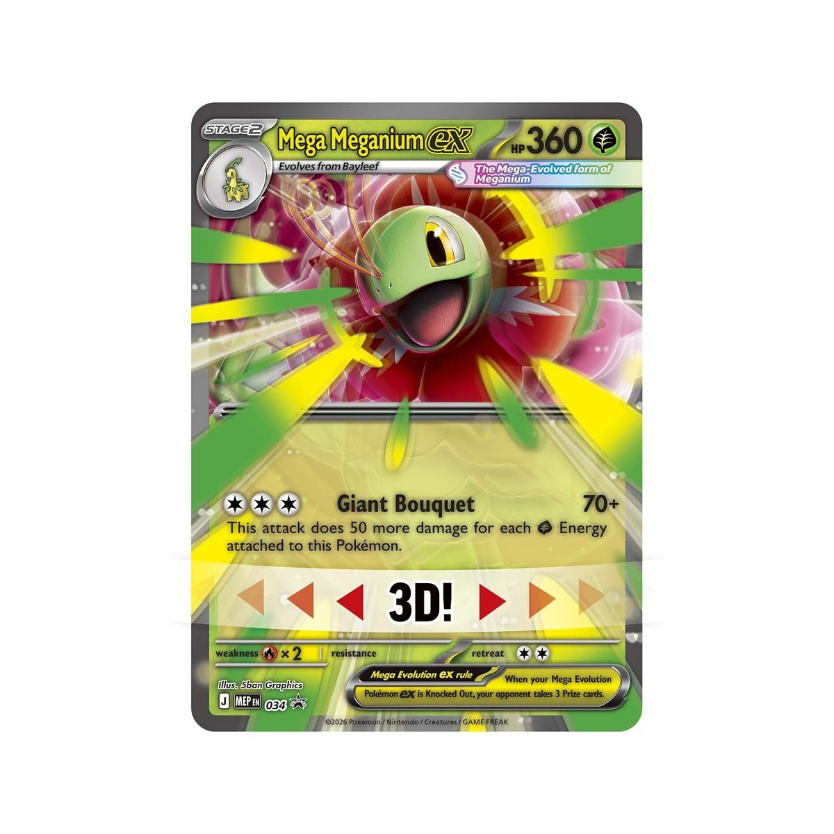 Ascended Heroes Mega Meganium ex Box - ENG