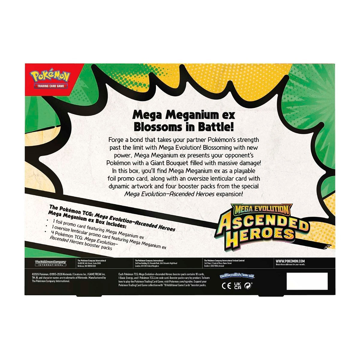 Ascended Heroes Mega Meganium ex Box - ENG