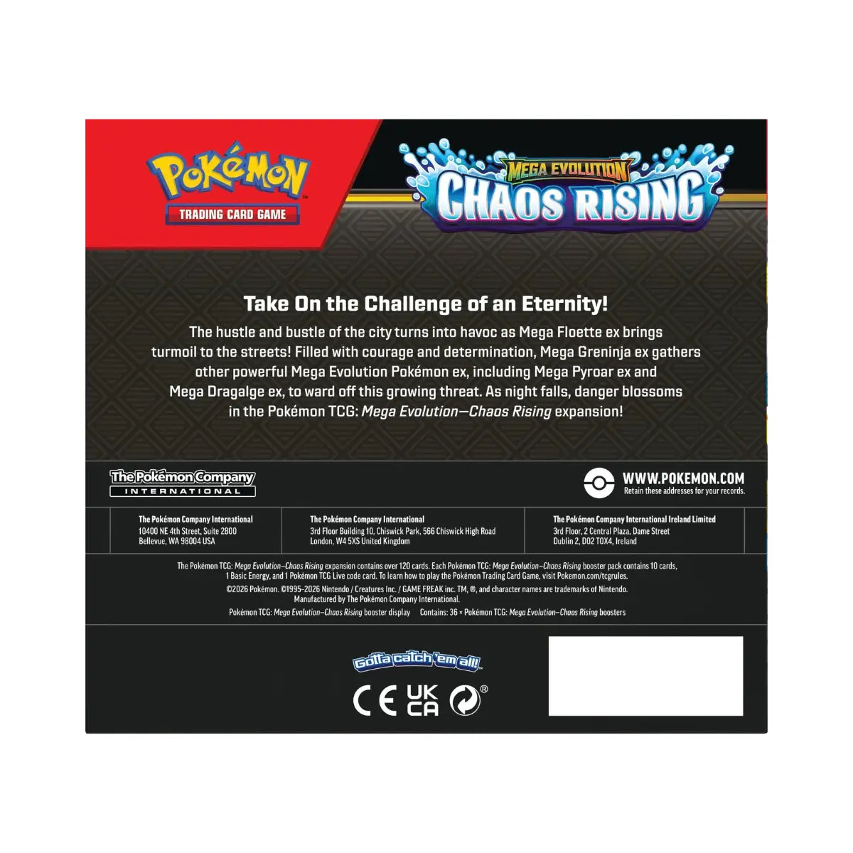Pokémon Chaos Rising Booster Display (36 packs) -ENG