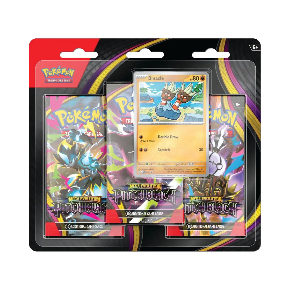 [Pre-Order] Pokémon Pitch Black 3-pack Blister Binacle – ENG
