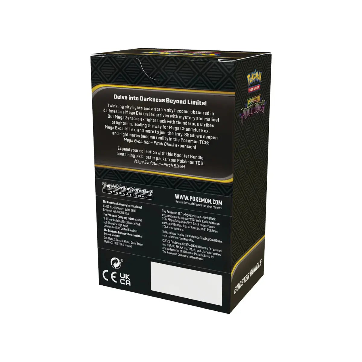 [Pre-Order] Pokémon Pitch Black Booster Bundle – ENG