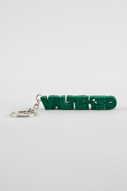 Personalized keychain with name, letter or logo