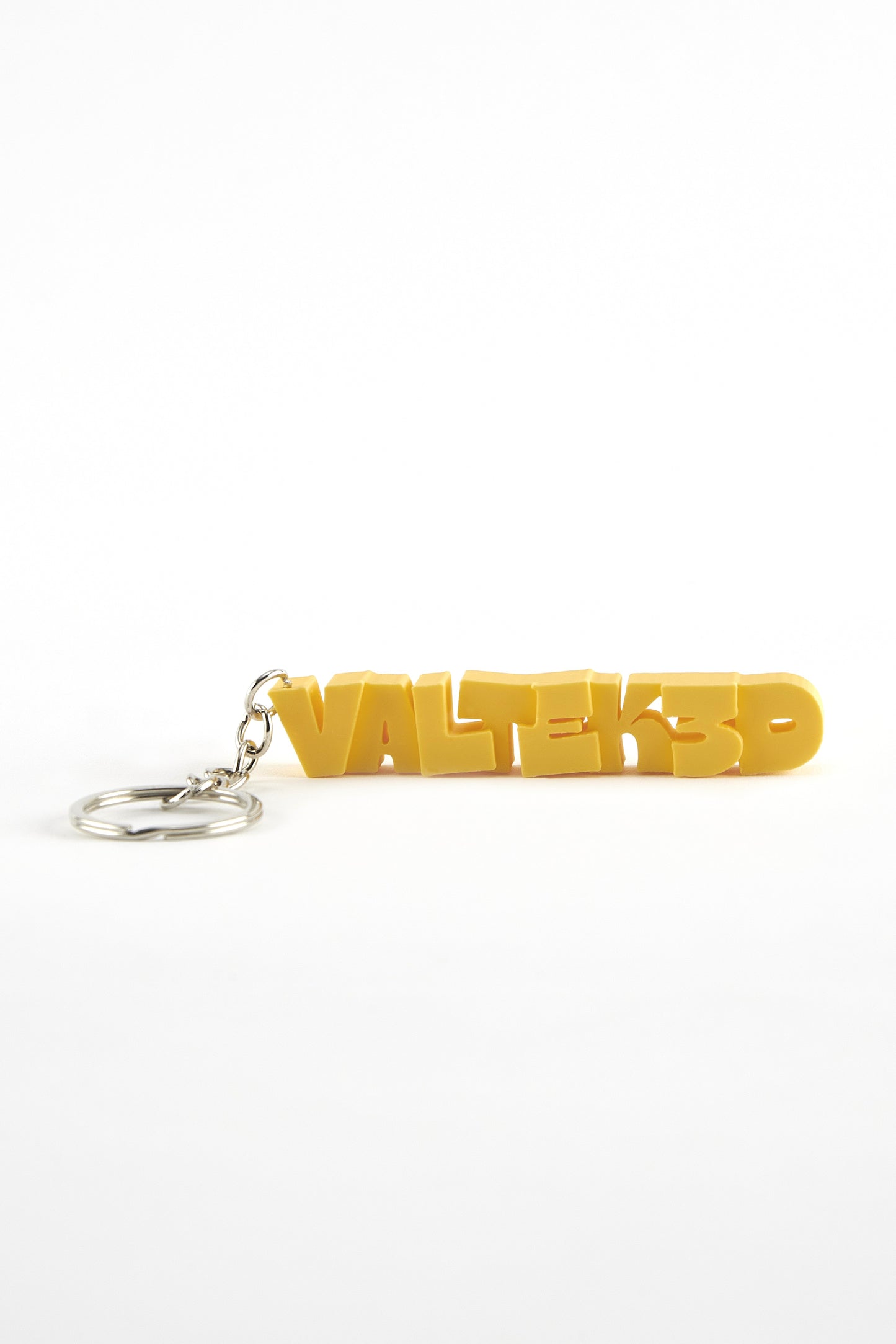 Personalized keychain with name, letter or logo