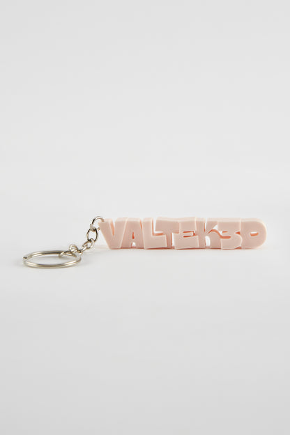 Personalized keychain with name, letter or logo