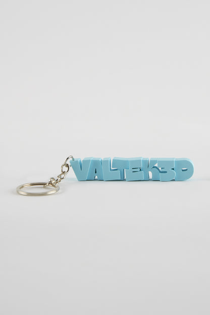 Personalized keychain with name, letter or logo